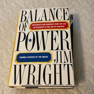 Balance of Power by Jim Wright - Hardcover